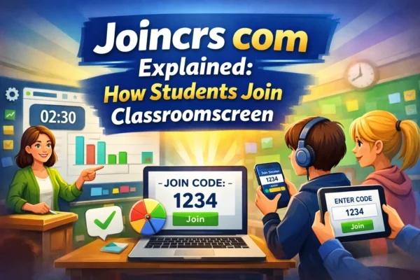 Joincrs com Explained How Students Join Classroomscreen