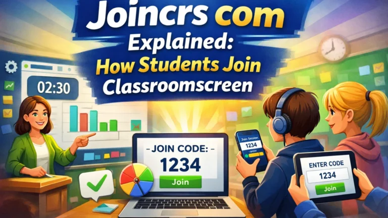 Joincrs com Explained How Students Join Classroomscreen